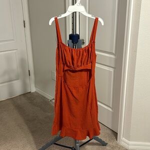 Midriff cutout dress brand PrettyLittleThing size 8